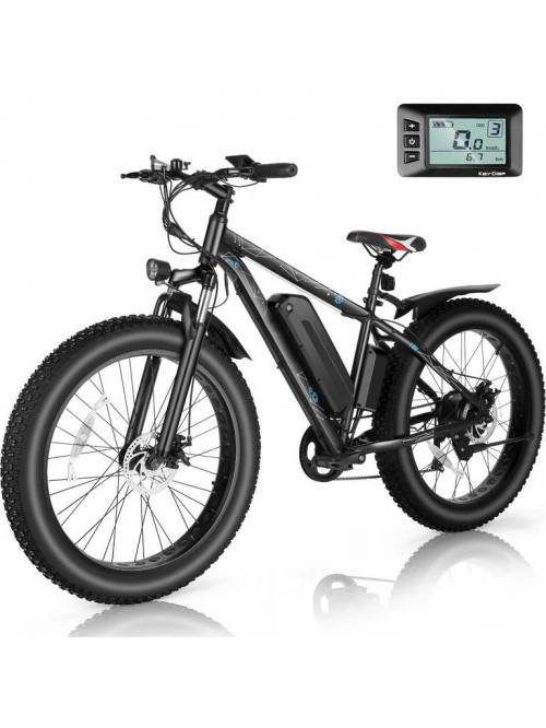 Gocio 500W Adult Electric Bike Fat Tire Ebike, 26