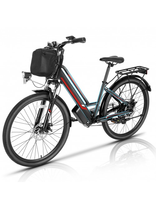 Elifine 500W Electric Bike for Adults, 26
