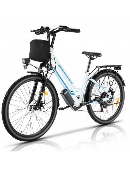 Elifine 500W Electric Bike for Adults, 26