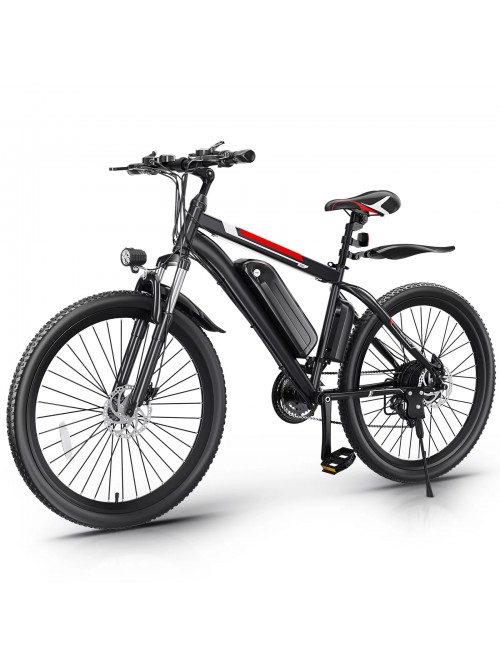 Elifine 500W Electric Bike for Adults, 26
