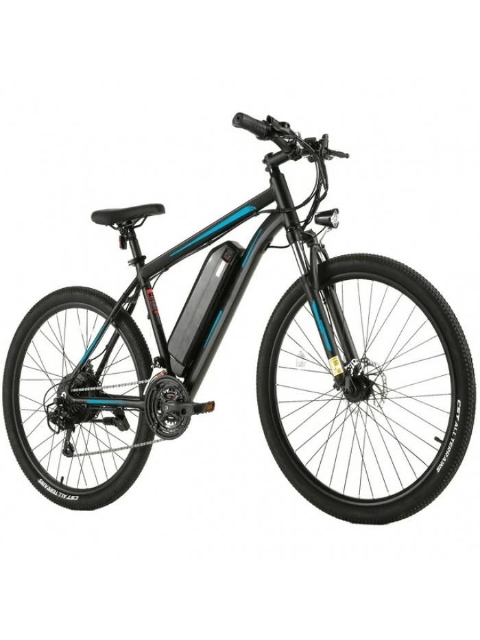 26" Electric Bike for Adults, 36V 350W Electric Bicycle with 10.4Ah Removable Battery, 21 Speed Gears Electric Mountain Bike, Lockable Suspension
