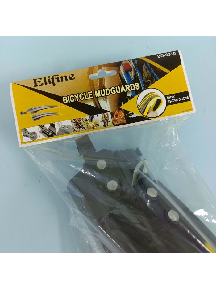 Elifine Free-fly Adjustable Road Mountain Bike Bicycle Cycling Tire Front/Rear Mud Guards Mudguard Fenders Set