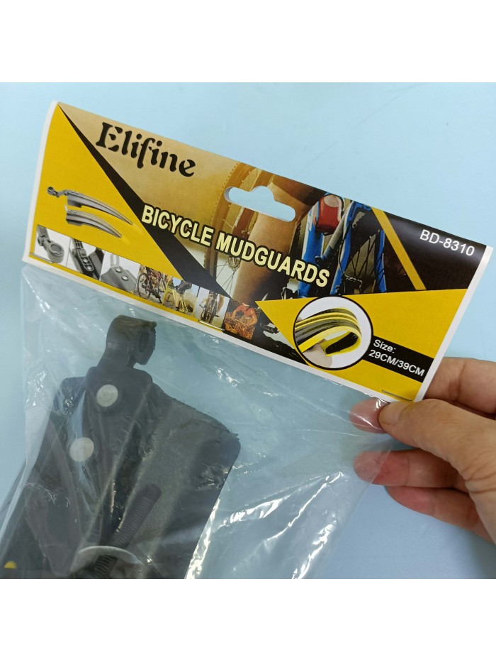 Elifine Free-fly Adjustable Road Mountain Bike Bicycle Cycling Tire Front/Rear Mud Guards Mudguard Fenders Set