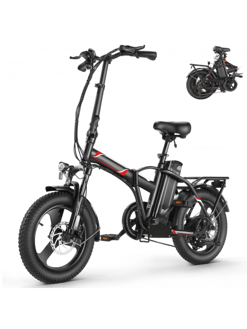 Elifine Peak 700W Electric Bike, 16